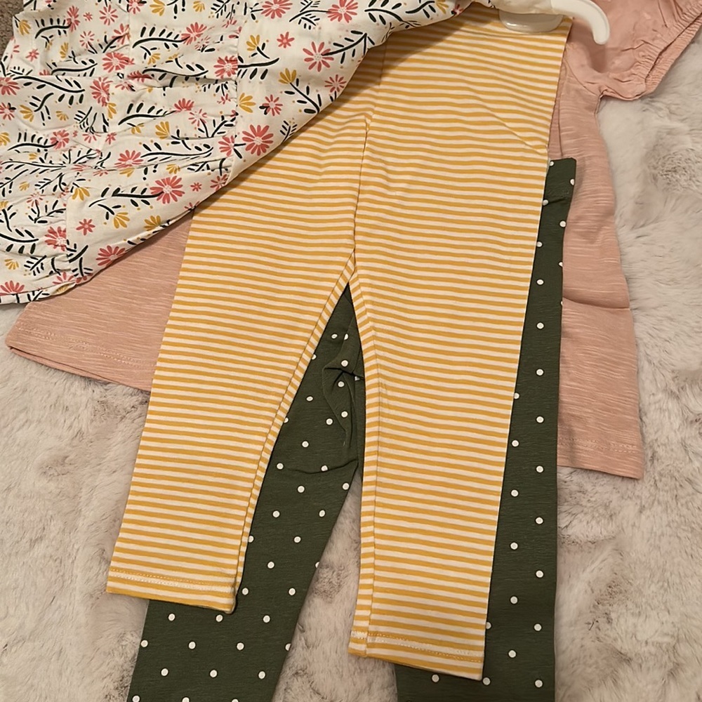 Toddler Girl 4 pieces Clothes Set - Picture 5 of 7